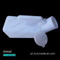 1000 ml graduado de urinol transparente com tampa